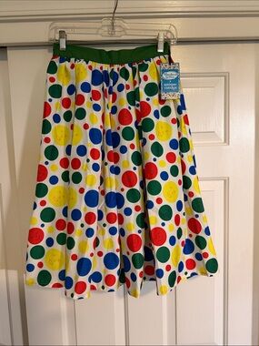 NWT Hasbro Polka Dot Twister Skirt